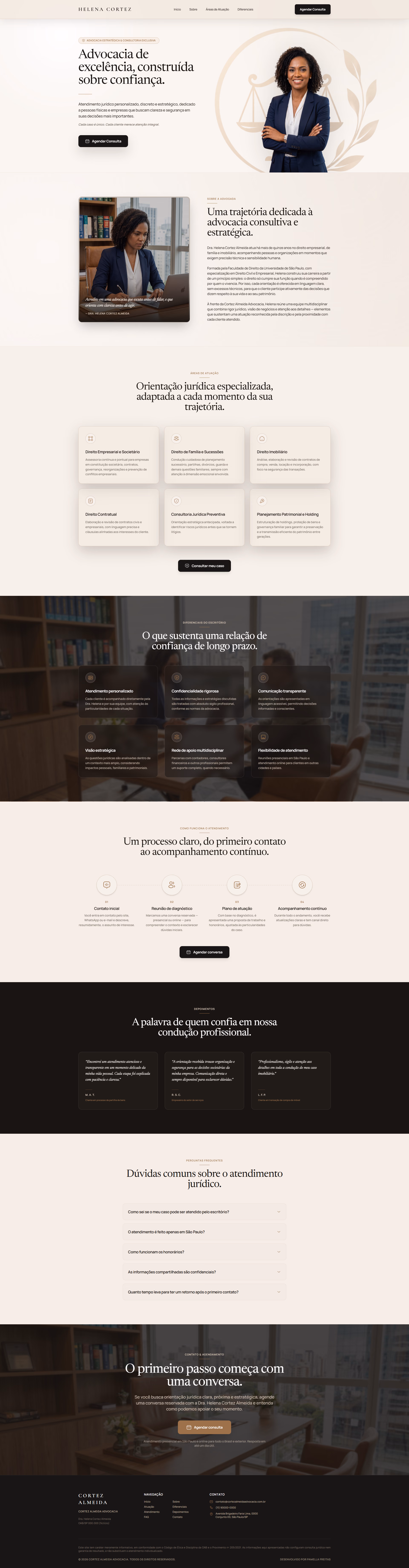Projeto de Web Design - Advocacia